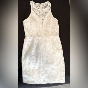 Gianni Bini white sequin mini dress. Size small